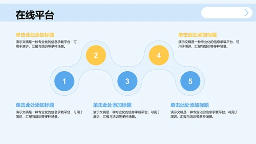 蓝色简约风学术会议演讲汇报PPT主题
