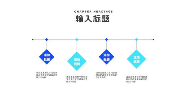 简约蓝色渐变述职报告PPT模板