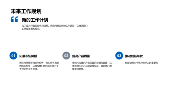 汽车部门年中报告PPT模板