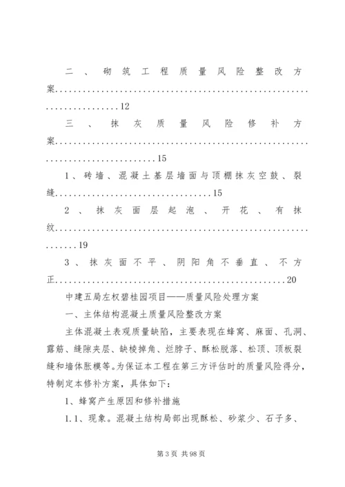 质量风险处理方案.docx