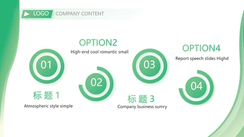 绿色清新转正述职报告年终总结PPT动态模板