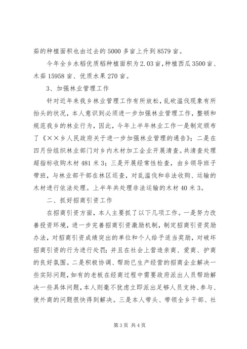 乡长个人工作总结.docx