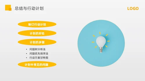 黄色简约问题分析与解决PPT模板宣传PPT动态PPT