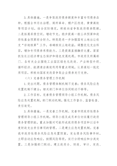 化解公司债务实施方案.docx