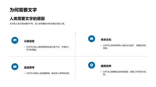 汉字起源及演变PPT模板