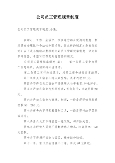 公司员工管理规章制度_3.docx