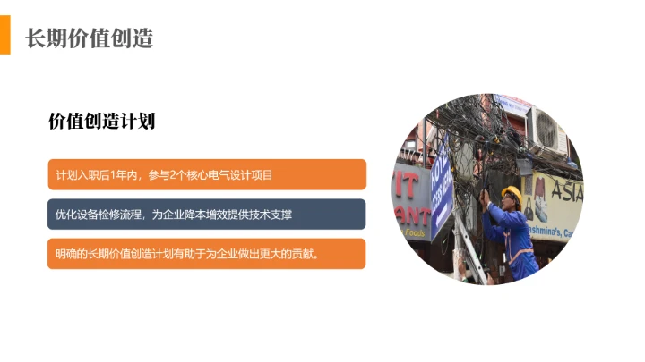 电气工程和自动化专业大学生求职个人能力综合展示职业生涯规划通用PPT模版