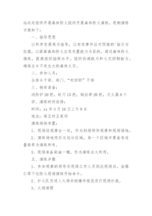 森林防火应急演练方案.docx