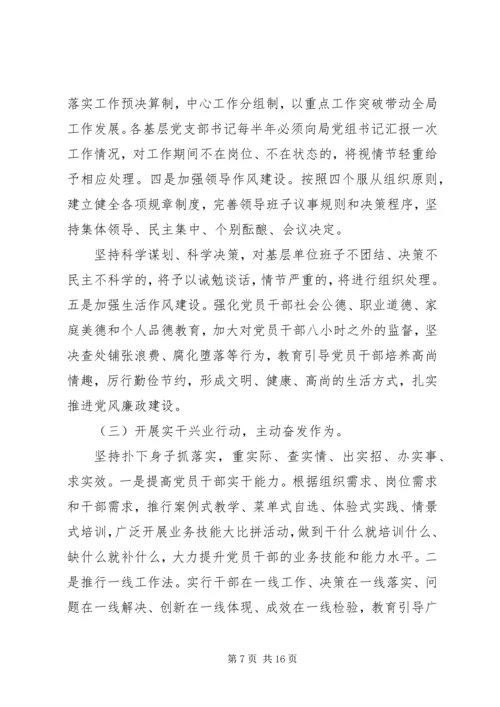 讲党性重品行树组工干部新形象活动实施方案.docx