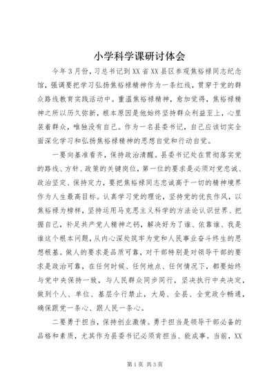 小学科学课研讨体会 (3).docx