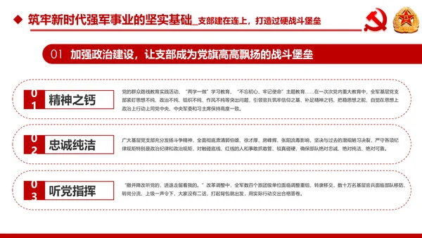 中央军委基层建设会议军队部队过硬作风强军兴军PPT