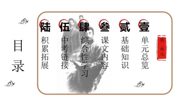 统编版语文八年级上册期末复习课件（第二单元）