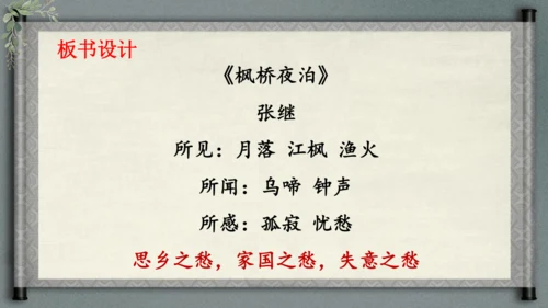统编版语文五年级上册21《古诗词三首-枫桥夜泊》（课件）
