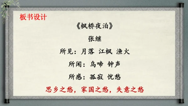 统编版语文五年级上册21《古诗词三首-枫桥夜泊》（课件）