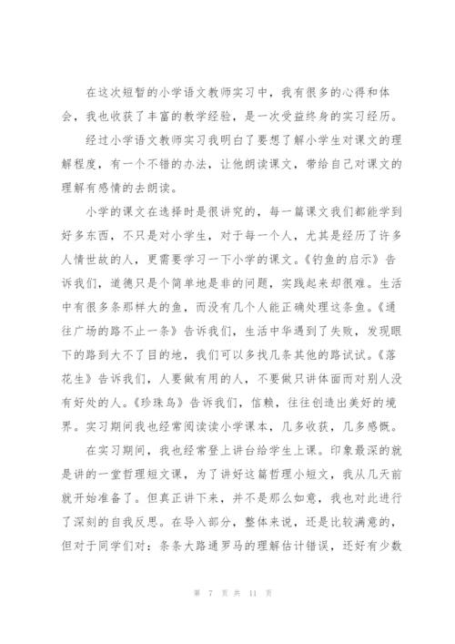 教师学校见习自我鉴定5篇.docx