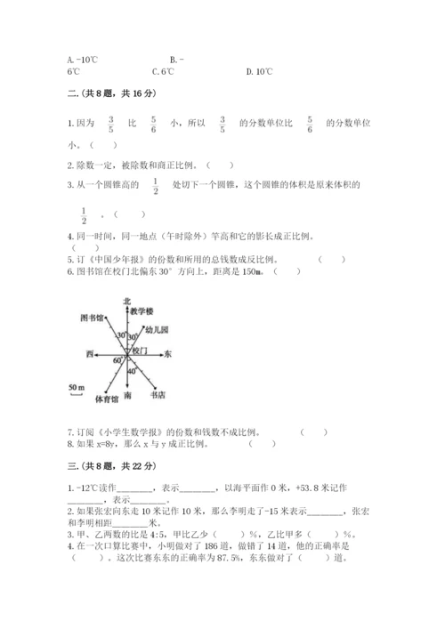 苏教版小升初数学模拟试卷（考点梳理）.docx