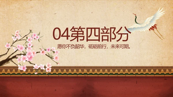传统宫廷风格故宫文化动态PPT