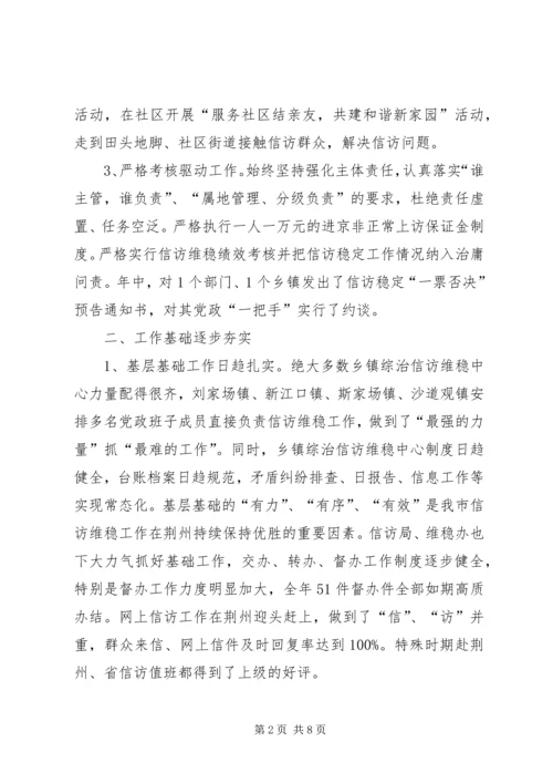 全市信访维稳工作汇报.docx