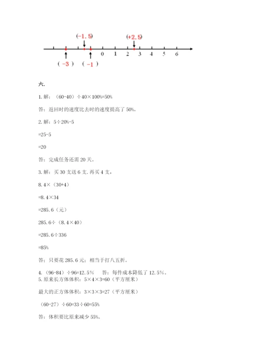 小学毕业班数学检测卷及答案（典优）.docx