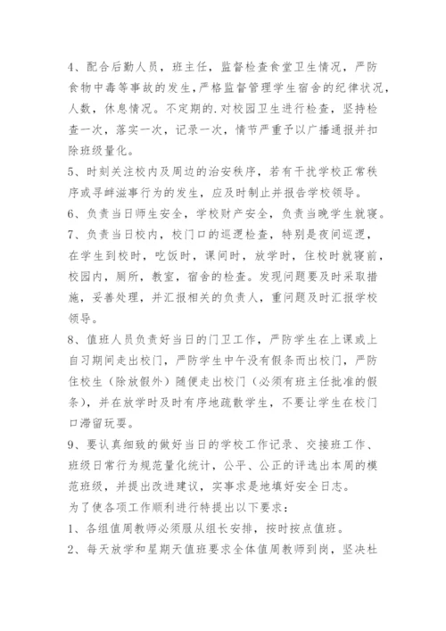 学校教师日常行为规范管理制度.docx