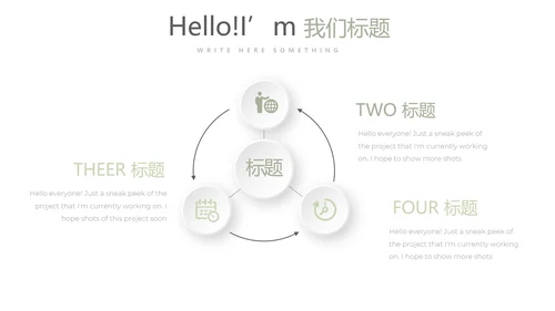 绿色小清新公司产品介绍宣传通用PPT动态模板