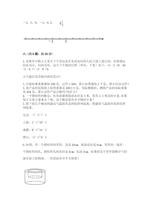 六年级毕业班数学期末考试试卷附参考答案（满分必刷）.docx