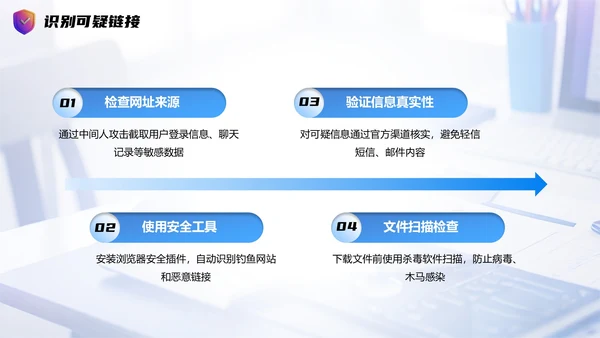 浅蓝色简约风网络安全宣传周科普讲座PPT模板