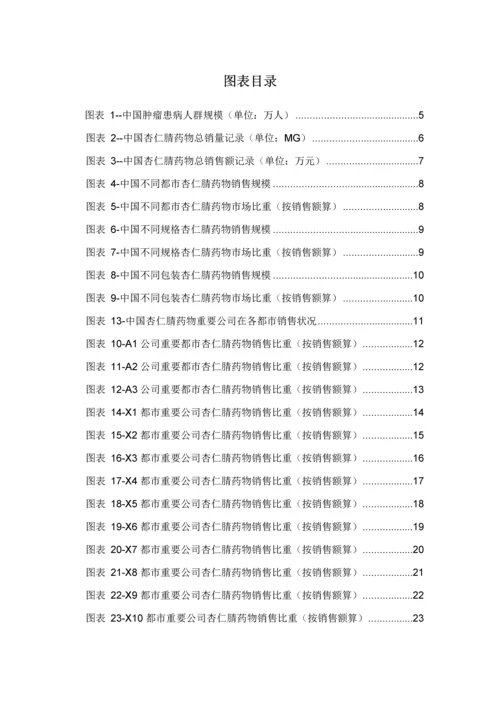 杏仁腈药品销售数据市场调研综合报告.docx