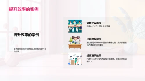 办公效率提升讲座PPT模板