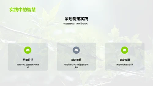 环保公益营销之路