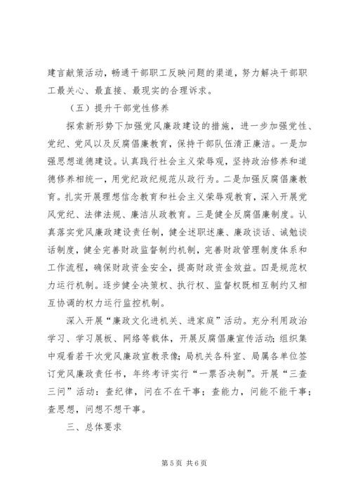 财政局学习提升指导方案.docx