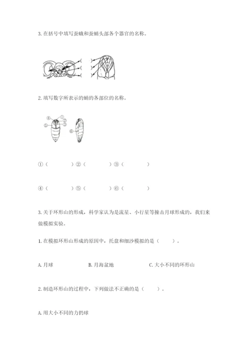 教科版科学三年级下册期末测试卷含答案【新】.docx