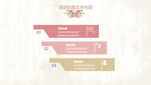 唯美欧式花纹手绘水彩复古PPT模板