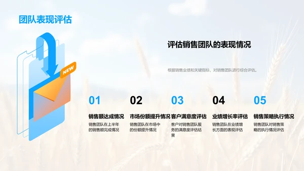农产销售年中盘点