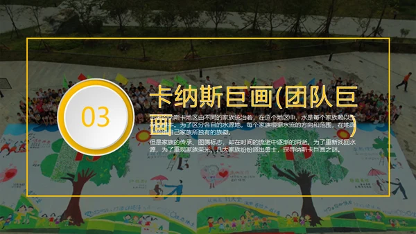 公司团建活动项目介绍通用PPT模板