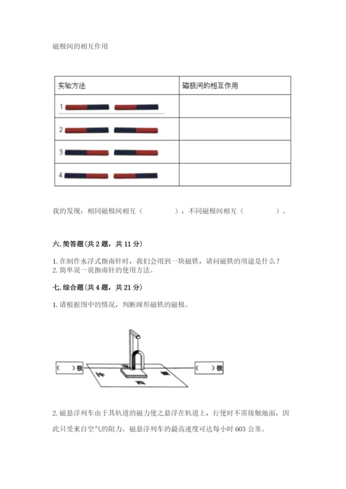 教科版二年级下册科学知识点期末测试卷及参考答案（完整版）.docx