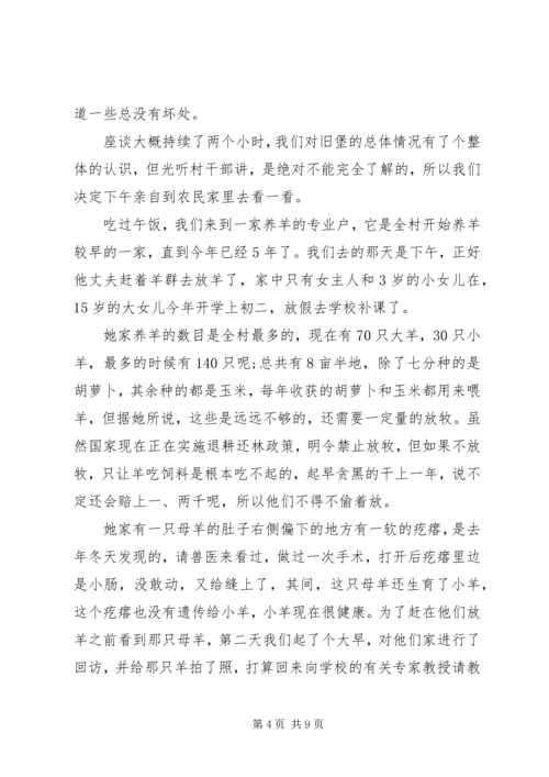 大学生农村社会实践报告范文.docx