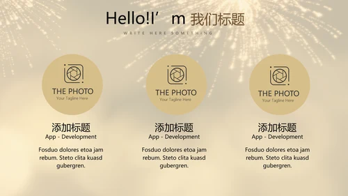 聚会派对晚会晚宴酒会动态PPT模板