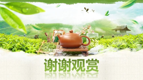绿茶产品介绍茶叶茶文化春茶紫砂壶PPT