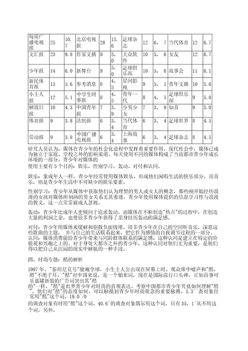 市场营销书籍集萃0266青少年消费娱乐和媒体环境13页