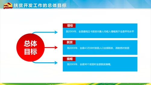 新农村建设精准扶贫开发工作PPT模板