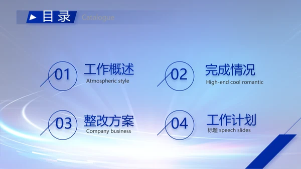 蓝色科技感科技项目信息化工作总结PPT