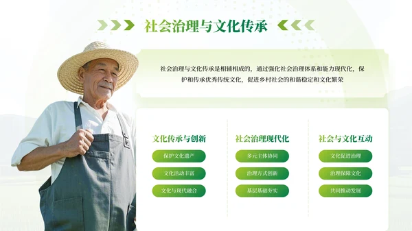 绿色农业乡村项目汇报PPT模板