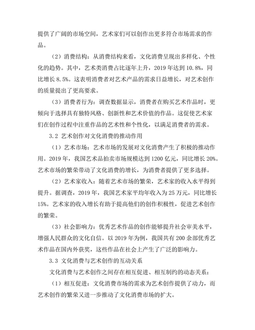 文化消费与艺术创作的互动关系