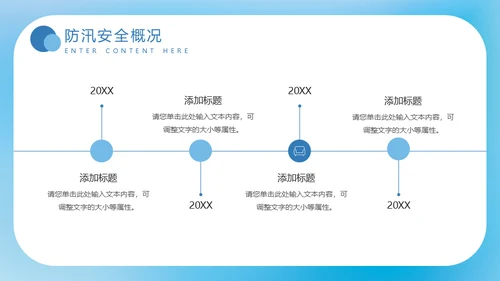 夏季汛期防洪防汛救灾安全讲座通用PPT模板