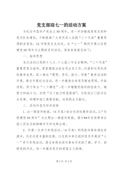 党支部迎七一的活动方案.docx
