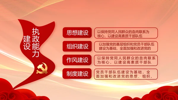 红色爱岗敬业培训做新时代合格党员动态PPT