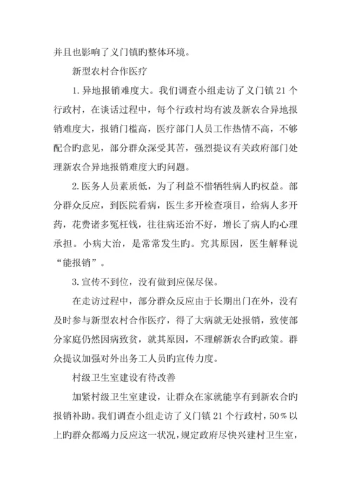 乡镇调查报告.docx