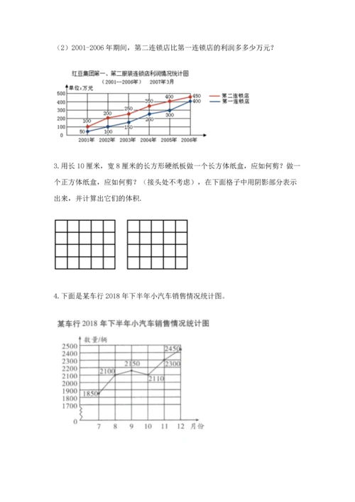 人教版五年级下册数学期末测试卷精品【精选题】.docx