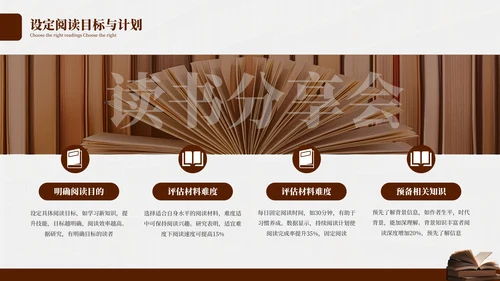 深色简约古典艺术读书分享会PPT模板